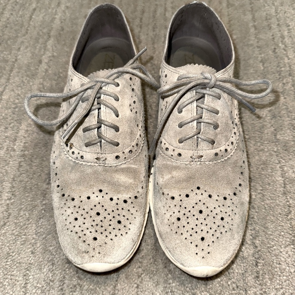 Cole Haan Zerogrand grey suede sneaker